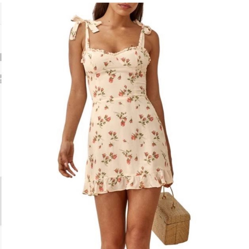 Reformation Christine Mini Dress Florence NWT